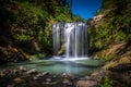 Oakley Creek Waterfall, Auckland, New Zealand