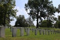 Oakwood Cemetery Confederate Dead from Gettysburg Royalty Free Stock Photo