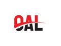 OAL Letter Initial Logo Design Vector Illustration Royalty Free Stock Photo
