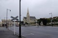 Centre of Oamaru with St. Luke`s church, New Zealand Royalty Free Stock Photo