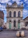 Oamaru Whitestone Civic Trust building at the Victorian precinct. Otago region of the South Island of New Zealand Royalty Free Stock Photo