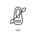 Oar icon from Camping collection.