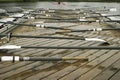 Oars On A Dock