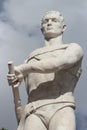 Oarsman statue at stadio dei marmi, Rome, Italy