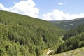 Oasa dam in Sureanu Mountains, Transalpina, Transylvania, Romania.