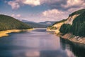 Oasa Lake from Sureanu mountains, Alba county, Transalpina, Tran Royalty Free Stock Photo