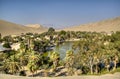 Oasis in Huacachina Royalty Free Stock Photo