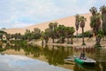 Oasis of Huacachina, Ica region, Peru.