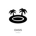 oasis icon in trendy design style. oasis icon isolated on white background. oasis vector icon simple and modern flat symbol for