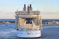 Oasis of the Seas luxury cruise ship of Royal Caribbean sails away from Port Everglades in Fort Lauderdale Royalty Free Stock Photo