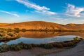 Oasis Sky of Bruneau Dunes Royalty Free Stock Photo