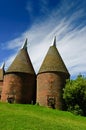 Oast houses Royalty Free Stock Photo