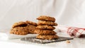 OAT AND BANANA COOKIES WITH CHOCOLATE NIPPLES AND HEART SHAPE