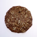 Oat & cinnamon cookie Royalty Free Stock Photo