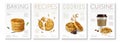 Oat Cookies Poster Set