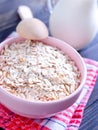 Oat flackes Royalty Free Stock Photo