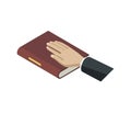 Oath of bible isometric 3D elements