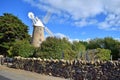 Oatlands, TAS, Australia - Apr 9, 2021 - Callington Mill historical wind mill in Tasmania.