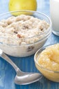 Oatmeal breakfast Royalty Free Stock Photo