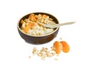 Oatmeal breakfast Royalty Free Stock Photo