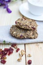 Oatmeal cookie diet Royalty Free Stock Photo