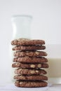 Oatmeal cookie pile