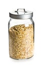 Oatmeal in a jar