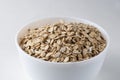 Oatmeal. Oat flakes for cooking Royalty Free Stock Photo