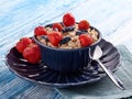 Oatmeal porridge. Healthy breakfast Royalty Free Stock Photo