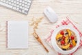 Oatmeal porridge. Healthy breakfast Royalty Free Stock Photo