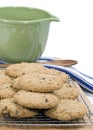 Oatmeal Raisin Cookies - vertical Royalty Free Stock Photo