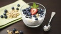 Oats and Berries - A Perfect Pair for a Healthy Diet and Lifestyle. Generative AI