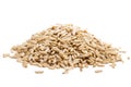 Oats seeds isolated on white background Royalty Free Stock Photo