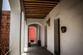 Detail of Museo textil de Oaxaca Textile Museum of Oaxaca Mexic