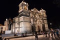 Cathedral of Our Lady of the Assumption, illuminated at night, O