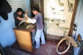 Musical instruments repair in Oaxaca, Mexico