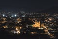 Oaxaca night landscape Royalty Free Stock Photo