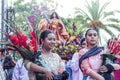 Indigenous people celebrating the Guelaguetza in Oaxaca Mexico Royalty Free Stock Photo