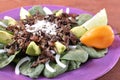 Oaxacan grasshopper salad