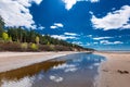 Ob River. Spring landscape