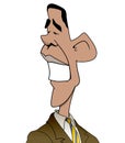 Obama Caricature Royalty Free Stock Photo