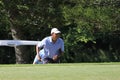 Obama playing golf Hawaii Royalty Free Stock Photo