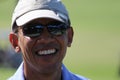 Obama playing golf Hawaii Royalty Free Stock Photo