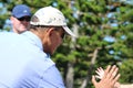 Obama playing golf Hawaii Royalty Free Stock Photo