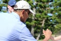 Obama playing golf Hawaii Royalty Free Stock Photo