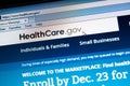 ObamaCare healthcare.gov website