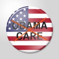 Obamacare Repeal Or Replace American Health Care Reform - 3d Illustration Royalty Free Stock Photo