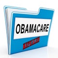 Obamacare Repeal Or Replace American Health Care Reform - 3d Illustration Royalty Free Stock Photo