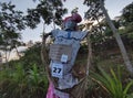 The OBANG ABING Cultural Festival is a tradition to make statues of people from straw as an effort to repel pests,