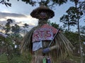 The OBANG ABING Cultural Festival is a tradition to make statues of people from straw as an effort to repel pests,